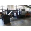 KSM-1500 Automatic Double Helix Rotary blade Paper Roll to Sheeter Cutter machine side view